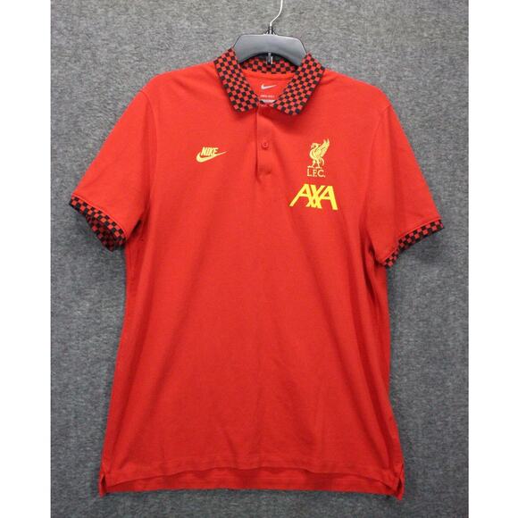 Men's Large Nike Red Liverpool 2.0 Club Polo - Picture 1 of 5